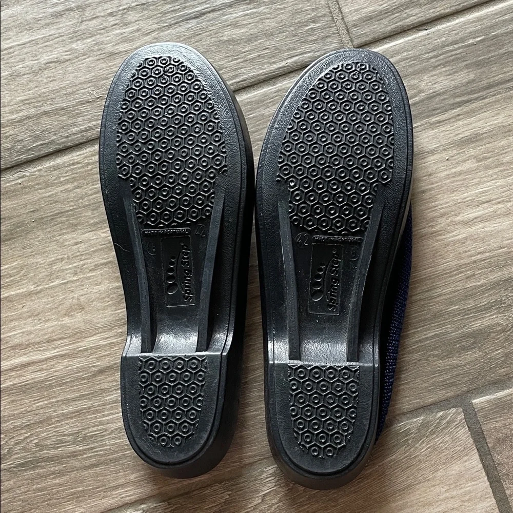 Spring Step Deep Blue Knit Slip-Ons - Picture 3 of 4